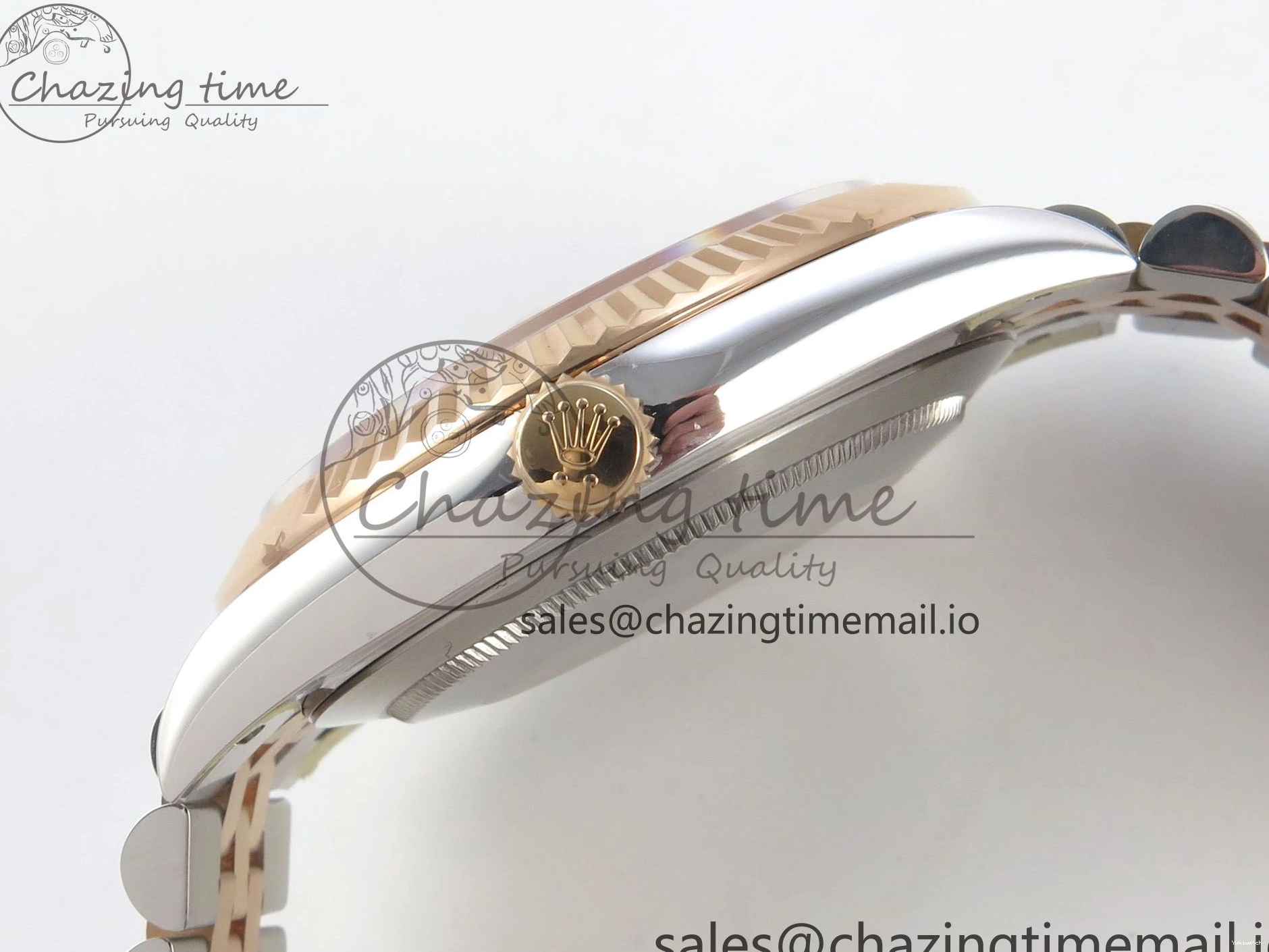 (Weighted) ARF Jubilee RG Best SH3235 SS 126331 Edition 1:1 Dial 41 RG Diaomonds DateJust on Bracelet 0522